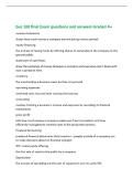 bus 100 final Exam questions and answers Graded A&plus;&NewLine;income statements&NewLine;shows how much money a company earned during various periods&NewLine;equity financing&NewLine;the process of raising funds by offering shares of ownership in the company to the&NewLine;general public&NewLine;stat