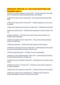 MIDWIFERY UPDATED ALL 2026 EXAM QUESTIONS AND ANSWERS SURE A&period;pdf