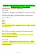 Integrated Physical Sciences WGU C165 Exam Prep 2026&sol;2027 &vert; Verified Solutions