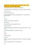 MIDWIFERY ANATOMY AND PHYSIOLOGY YEAR 1 2026 QUESTIONS AND ANSWERS SURE A&period;pdf
