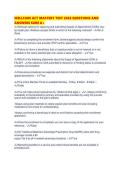 WELLCARE ACT MASTERY TEST 2026 QUESTIONS AND ANSWERS SURE A&period;pdf