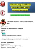 Rasmussen College MDC 1 Exam 1 &lpar;2026&sol;2027&rpar; Complete Questions with Verified Answers 100&percnt; Guarantee passing score