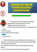 Rasmussen College MDC 1 Exam 1 &lpar;2026&sol;2027&rpar; Questions with Verified Answers 100&percnt; Guarantee passing score