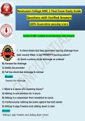 Rasmussen College MDC 1 Final Exam Study Guide &lpar;2026&sol;2027&rpar; Consist of 400&plus; multiple choice Questions with Verified Answers 100&percnt; Guarantee passing score