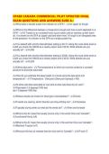 CPAER CANADA COMMERCIAL PILOT UPDATED FINAL EXAM QUESTIONS AND ANSWERS SURE