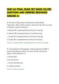 NUR 509 FINAL EXAM TEST BANK SOLVED&NewLine;QUESTIONS AND VERIFIED RESPONSES&NewLine;GRADED A&plus;&NewLine;