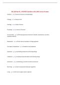 BIO 168 Test &num;1 &vert; UPDATED Questions with 100&percnt; Correct Answers&NewLine;
