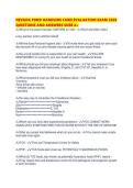 NEVADA FOOD HANDLERS CARD EVALUATION EXAM 2026 QUESTIONS AND ANSWERS SURE A&period;pdf&NewLine;&NewLine;1&period; Document information