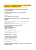 NEVADA FOOD HANDLERS CARD LATEST 2026 UPDATED QUESTIONS AND ANSWERS SURE A&period;pdf
