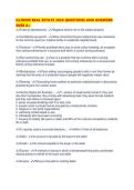 ILLINOIS REAL ESTATE 2026 QUESTIONS AND ANSWERS SURE A&period;pdf