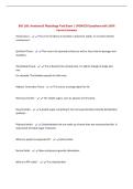 BIO 168&colon; Anatomy & Physiology Final Exam &vert; UPDATED Questions with 100&percnt; Correct Answers