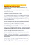 ILLINOIS REAL ESTATE COMPREHENSIVE UPDATED QUESTIONS AND ANSWERS SURE A&period;pdf