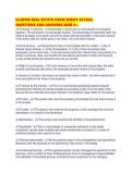ILLINOIS REAL ESTATE EXAM SCRIPT ACTUAL QUESTIONS AND ANSWERS SURE A&period;pdf