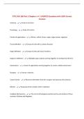 GTCC BIO 168 Test 1 Chapters 1-4 &vert; UPDATED Questions with 100&percnt; Correct&NewLine;Answers