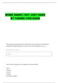 BUAL 2650 STUDY QUESTIONS AND CORRECT ANSWERS