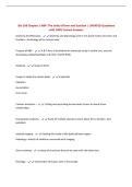 Bio 168 Chapter 1 A&P&colon; The unity of form and function &vert; UPDATED Questions with 100&percnt; Correct Answers&NewLine;