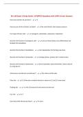 Bio 168 Exam 2 Study Guide &vert; UPDATED Questions with 100&percnt; Correct Answers&NewLine;