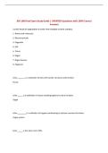 BIO 168 Final Exam Study Guide &vert; UPDATED Questions with 100&percnt; Correct&NewLine;Answers