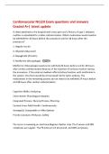 Cardiovascular NCLEX Exam questions and answers&NewLine;Graded A&plus;&vert; latest update&NewLine;A client admitted to the hospital with chest pain and a history of type 2 diabetes&NewLine;mellitus is scheduled for cardiac catheterization&period; Which medication would need to&NewLine;be withheld f
