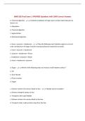 BMD 252 Final Exam &vert; UPDATED Questions with 100&percnt; Correct Answers&NewLine;