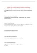 BMD 252 Test 1 &vert; UPDATED Questions with 100&percnt; Correct Answers&NewLine;