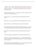 BMD 252 - Exam 3 &ndash; Ravine &vert; UPDATED Questions with 100&percnt; Correct Answers&NewLine;