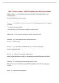 BMD 252 Exam 2 &lpar;ravine&rpar; &vert; UPDATED Questions with 100&percnt; Correct Answers&NewLine;