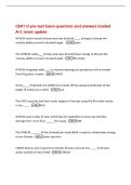 CBAT-O pre-test Exam questions and answers Graded&NewLine;A&plus;&vert; latest update&NewLine;ATIRCM tracks missile threats and uses directed &lowbar;&lowbar;&lowbar;&lowbar; energy to disrupt the&NewLine;missiles ability to track intended target&period; -Laser&NewLine;The ATIRCM tracks&lowbar;&lowbar;&lowbar; threats and uses directed laser energ