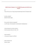 BME 564 Exam 2 Modules 7&comma; 9&comma; 10&vert; UPDATED Questions with 100&percnt; Correct Answers&NewLine;