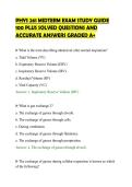 PHYS 261 MIDTERM EXAM STUDY GUIDE&NewLine;100 PLUS SOLVED QUESTIONS AND&NewLine;ACCURATE ANSWERS GRADED A&plus;