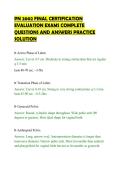 PN 2002 FINAL CERTIFICATION&NewLine;EVALUATION EXAMS COMPLETE&NewLine;QUESTIONS AND ANSWERS PRACTICE&NewLine;SOLUTION&NewLine;