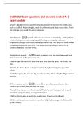 CGDR DCF Exam questions and answers Graded A&plus;&vert;&NewLine;latest update&NewLine;growth -refers to specific body changes and increases in the child's size&comma;&NewLine;such as a child's height&comma; weight&comma; head circumference&comma; and body mass index&period; These&NewLine;size changes can usu