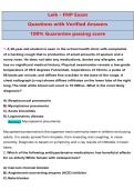Leik - FNP Exam &lpar;2026&sol;2027&rpar; Complete Questions with Verified Answers 100&percnt; Guarantee passing score