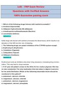 Leik FNP Exam &lpar;2026 &sol; 2027&rpar; Questions and Verified Answers&comma; 100&percnt; Guaranteed Pass &vert;&vert;Complete A&plus; Guide