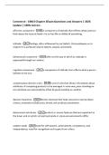 Commerce - 1MA3 Chapter 4Exam Questions and Answers &vert; 2026&NewLine;Update &vert; 100&percnt; Correct&period;&NewLine;affective component -A component of attitude that reflects what a person&NewLine;feels about the issue at hand&mdash;his or her like or dislike of something&period;&NewLine;attitude -feelings&comma; often