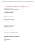 BMSC 207-Final Exam &vert; UPDATED Questions with 100&percnt; Correct Answers&NewLine;