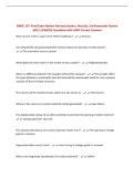 BMSC 207&colon; Final Exam Review Nervous System&comma; Muscles&comma; Cardiovascular System &lpar;AP&rpar;&vert; UPDATED Questions with 100&percnt; Correct Answers&NewLine;