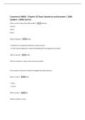 Commerce 1MA3 - Chapter 15 Exam Questions and Answers &vert; 2026&NewLine;Update &vert; 100&percnt; Correct&period;&NewLine;What are the 4 steps of the AIDA model&quest; -Attention&NewLine;Interest&NewLine;Desire&NewLine;Action&NewLine;What is Attention -&lpar;Think&rpar;&NewLine;&bull; Senders first must gain the attention of the consumers&NewLine;&bull; A m