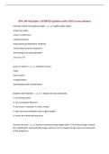 BPK 140 Final Exam &vert; UPDATED Questions with 100&percnt; Correct Answers&NewLine;