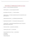 BPK 141 FINAL Exam &vert; UPDATED Questions with 100&percnt; Correct Answers&NewLine;