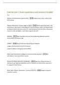 Comms test 1 Exam questions and answers Graded&NewLine;A&plus;&NewLine;Defense Communication system &lpar;DCS&rpar; -support navy&comma; army&comma; airforce and&NewLine;DOD activity&NewLine;Defense Information Systems Agency &lpar;DISA&rpar; -Which governing body is the&NewLine;authority for information technology &lpar;IT&rpar; commu