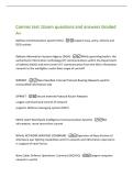 Comms test 1Exam questions and answers Graded&NewLine;A&plus;&NewLine;Defense Communication system &lpar;DCS&rpar; -support navy&comma; army&comma; airforce and&NewLine;DOD activity&NewLine;Defense Information Systems Agency &lpar;DISA&rpar; -Which governing body is the&NewLine;authority for information technology &lpar;IT&rpar; commun