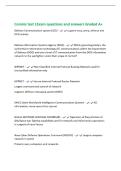 Comms test 1Exam questions and answers Graded A&plus;&NewLine;Defense Communication system &lpar;DCS&rpar; - support navy&comma; army&comma; airforce and&NewLine;DOD activity&NewLine;Defense Information Systems Agency &lpar;DISA&rpar; - Which governing body is the&NewLine;authority for information technology &lpar;IT&rpar; commu