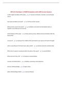 BPK 241 Final Exam &vert; UPDATED Questions with 100&percnt; Correct Answers&NewLine;