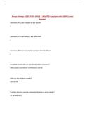 Breeze Airways A220 STUDY GUIDE &vert; UPDATED Questions with 100&percnt; Correct Answers