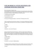 CMN 548 MODULE 3 STUDY QUESTIONS AND &NewLine;ANSWERS WITH SOLUTIONS 2026 