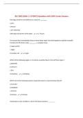 BSC 2085 EXAM 1 &vert; UPDATED Questions with 100&percnt; Correct Answers&NewLine;