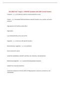 BUNDLE FOR BSC 2085 EXAMS with UPDATED Questions AND 100&percnt; Correct Answers