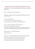 BSC 2085 Nervous System &vert; UPDATED Questions with 100&percnt; Correct Answers&NewLine;