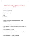 BSC 2085 Study Guide for Final Exam &vert; UPDATED Questions with 100&percnt; Correct Answers